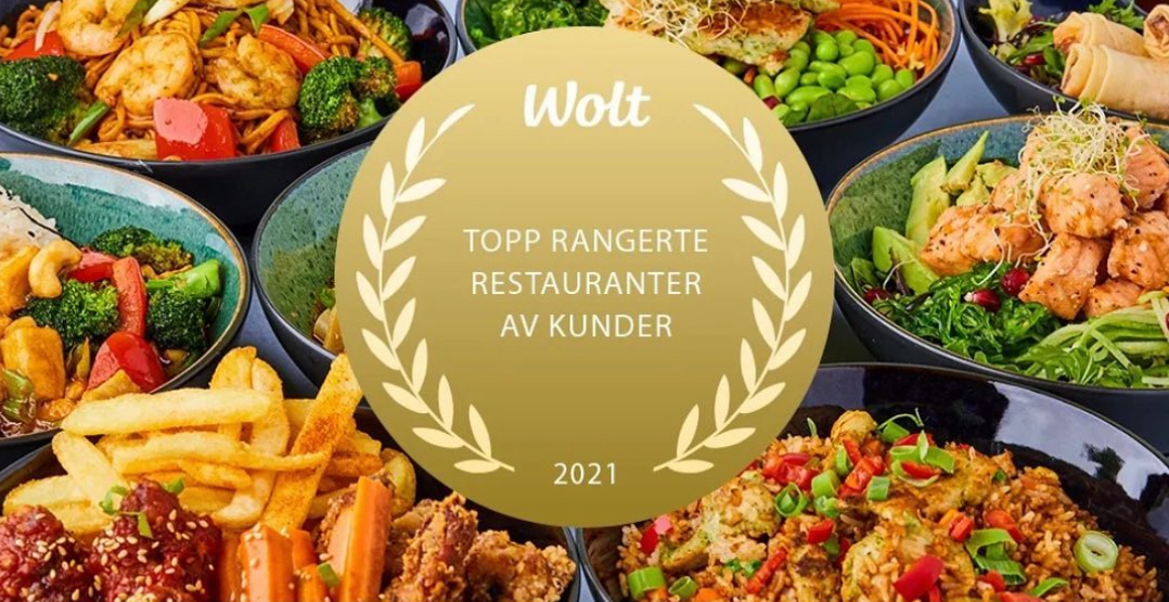 Wolt — Topp rangerte restauranter av kunder 2021